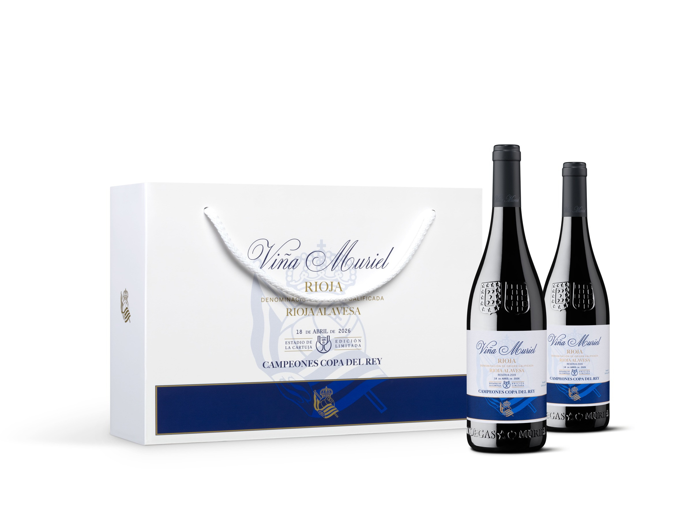 Viña Muriel Reserva 2019 real sociedad edición especial copa