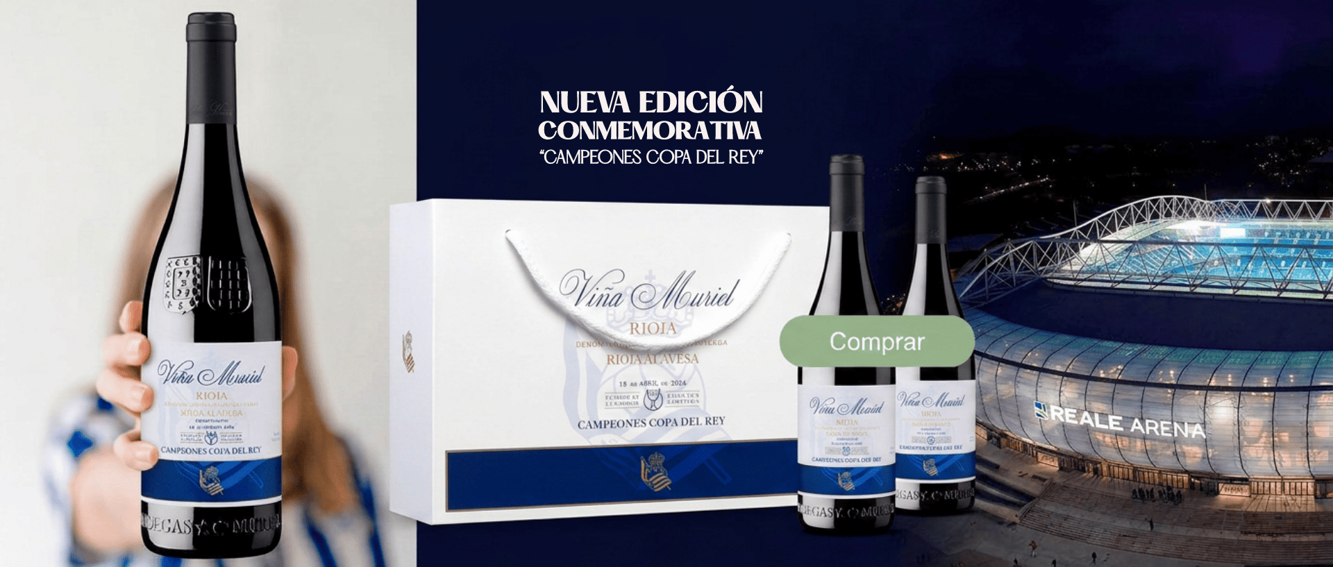 Vino tinto Colección Real Sociedad edición limitada